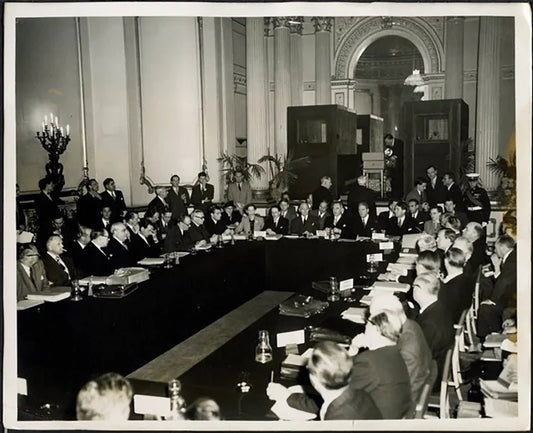 Consiglio Nato a Londra 1950 Ft 37699 - Stampa 20x25 cm - Farabola Stampa ai sali d'argento