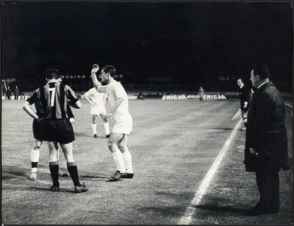 Coppa dei Campioni Inter vs CSKA 1967 Ft 38109 - Stampa 21x27 cm - Farabola Stampa ai sali d'argento