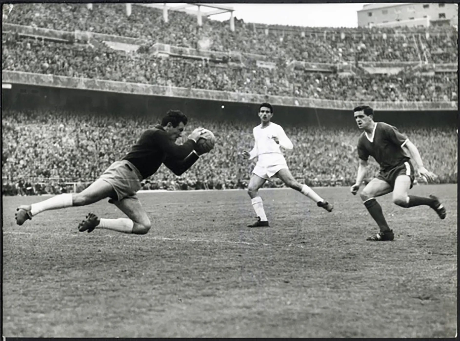 Coppa dei Campioni Real Madrid - Manchester Ud 1957 Ft 38103 - Stampa 18x13 cm - Farabola Stampa ai sali d'argento