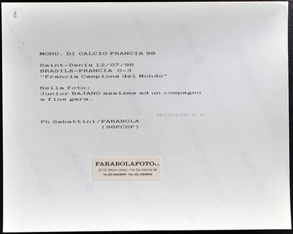 Coppa del Mondo 1998 Brasile sconfitto Ft 2739 - Stampa 20x25 cm - Farabola Stampa ai sali d'argento