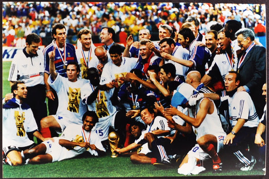 Coppa del Mondo 1998 Francia campione Ft 2732 - Stampa 20x15 cm - Farabola Stampa ai sali d'argento