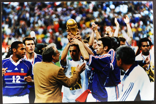 Coppa del Mondo 1998 Francia campione Ft 2733 - Stampa 20x15 cm - Farabola Stampa ai sali d'argento