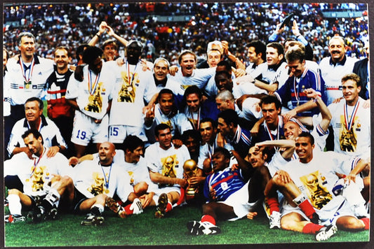 Coppa del Mondo 1998 Francia campione Ft 2735 - Stampa 20x15 cm - Farabola Stampa ai sali d'argento