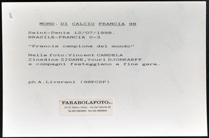 Coppa del Mondo 1998 Francia campione Ft 2736 - Stampa 20x15 cm - Farabola Stampa ai sali d'argento