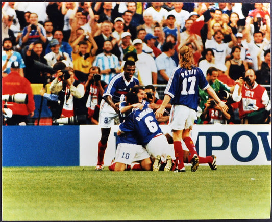 Coppa del Mondo 1998 Gol di Zidane Ft 2740 - Stampa 20x25 cm - Farabola Stampa ai sali d'argento