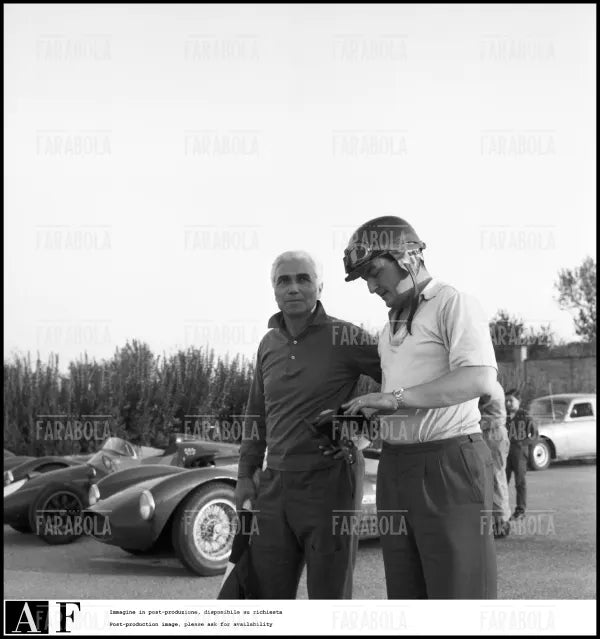Corso di perfezionamento con Piero Taruffi, Modena, 1959 - Farabola Immagine digitale