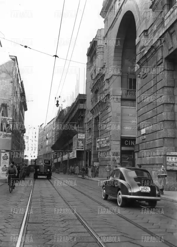 Corso Vittorio Emanuele, Milano, 1954 - Farabola Immagine digitale