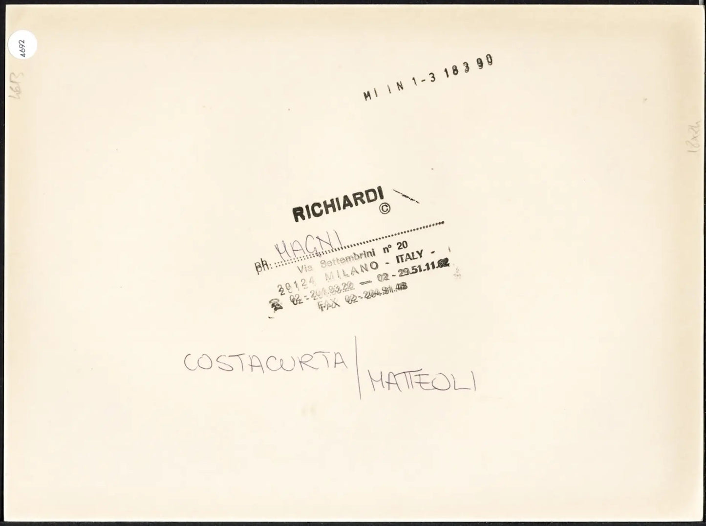 Costacurta Matteoli Milan - Inter 1990 Ft 4692 - Stampa 24x18 cm - Farabola Stampa ai sali d'argento