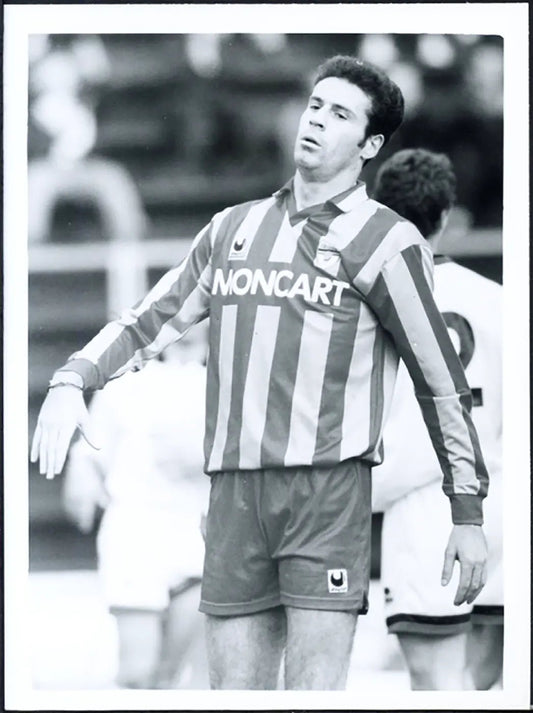 Cremonese 1993 - 1994 Andrea Tentoni Ft 5389 - Stampa 24x18 cm - Farabola Stampa ai sali d'argento