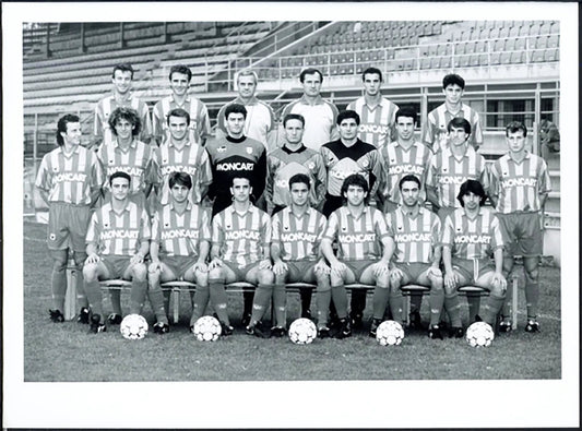 Cremonese Formazione 1992 - 1993 Ft 5390 - Stampa 24x18 cm - Farabola Stampa ai sali d'argento