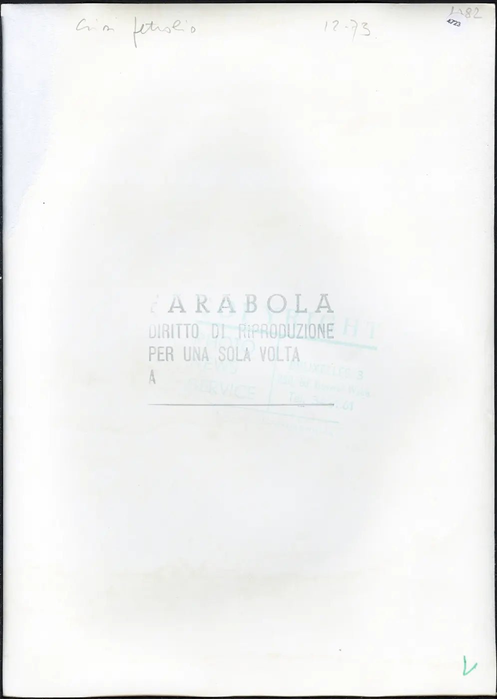 Crisi petrolio in Belgio 1973 Ft 4723 - Stampa 20x30 cm - Farabola Stampa ai sali d'argento