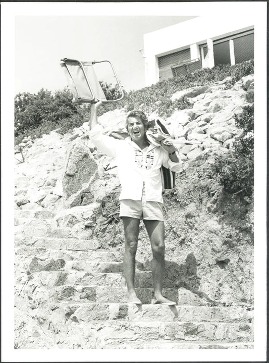 Daniel Gelin a Saint Tropez 1967 Ft 37433 - Stampa 24x18 cm - Farabola Stampa ai sali d'argento