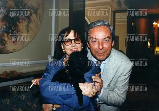 Daniele Piombi con la moglie Mirella, Sanremo, 1997 - Farabola Immagine digitale