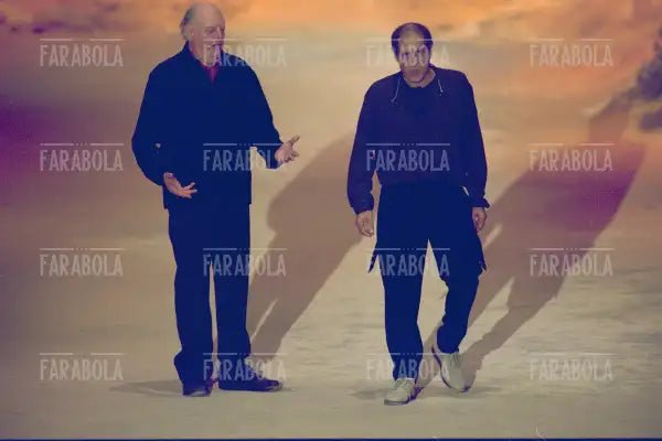 Dario Fo e Adriano Celentano, 125 Milioni di Caz....te, 2001 - Farabola Immagine digitale