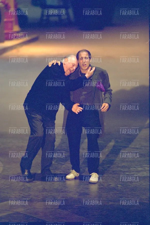 Dario Fo e Adriano Celentano, 125 Milioni di Caz....te, 2001 - Farabola Immagine digitale