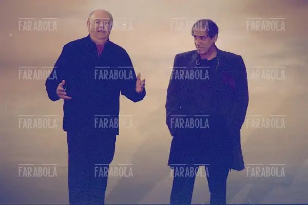Dario Fo e Adriano Celentano, 125 Milioni di Caz....te, 2001 - Farabola Immagine digitale