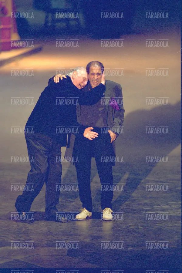 Dario Fo e Adriano Celentano, 125 Milioni di Caz....te, 2001 - Farabola Immagine digitale