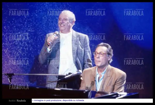 Dario Fo ed Enzo Jannacci, 1989 - Farabola Immagine digitale