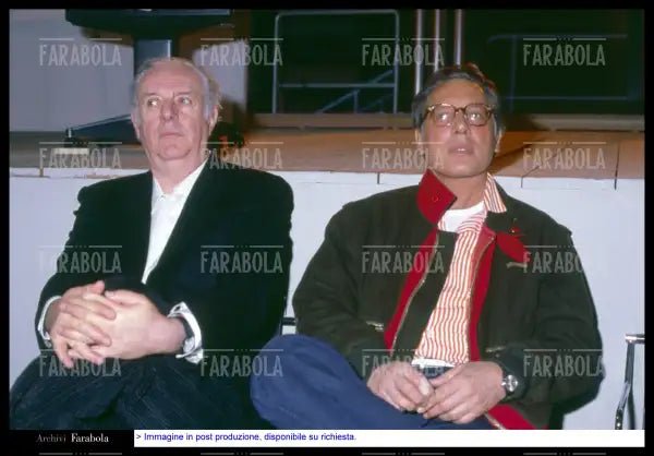 Dario Fo ed Enzo Jannacci, 1989 - Farabola Immagine digitale