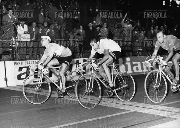 Darrigade, Coppi e Magni, Giro d'Italia, 1956 - Farabola Immagine digitale