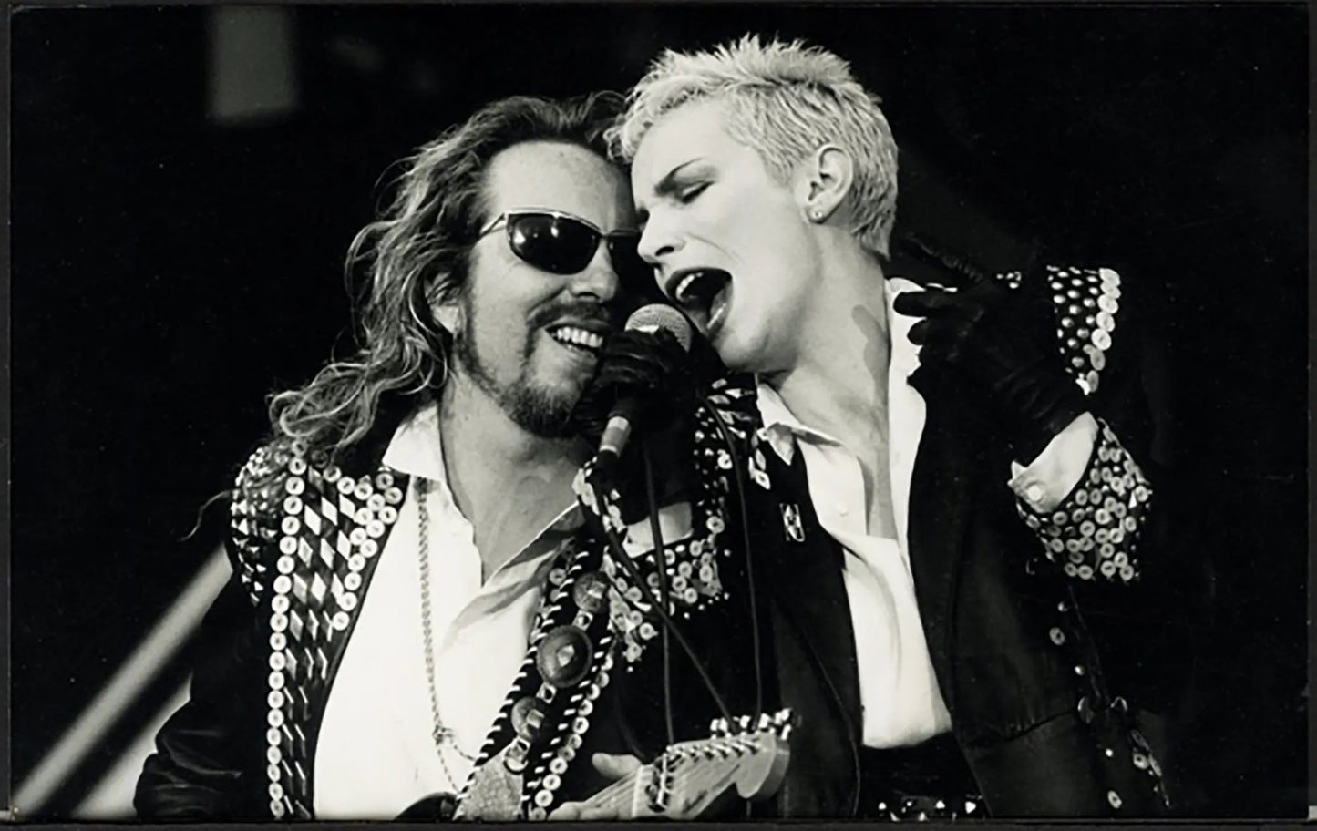 Dave Stewart e Annie Lennox 1988 Ft 5509 - Stampa 20x12 cm - Farabola Stampa ai sali d'argento