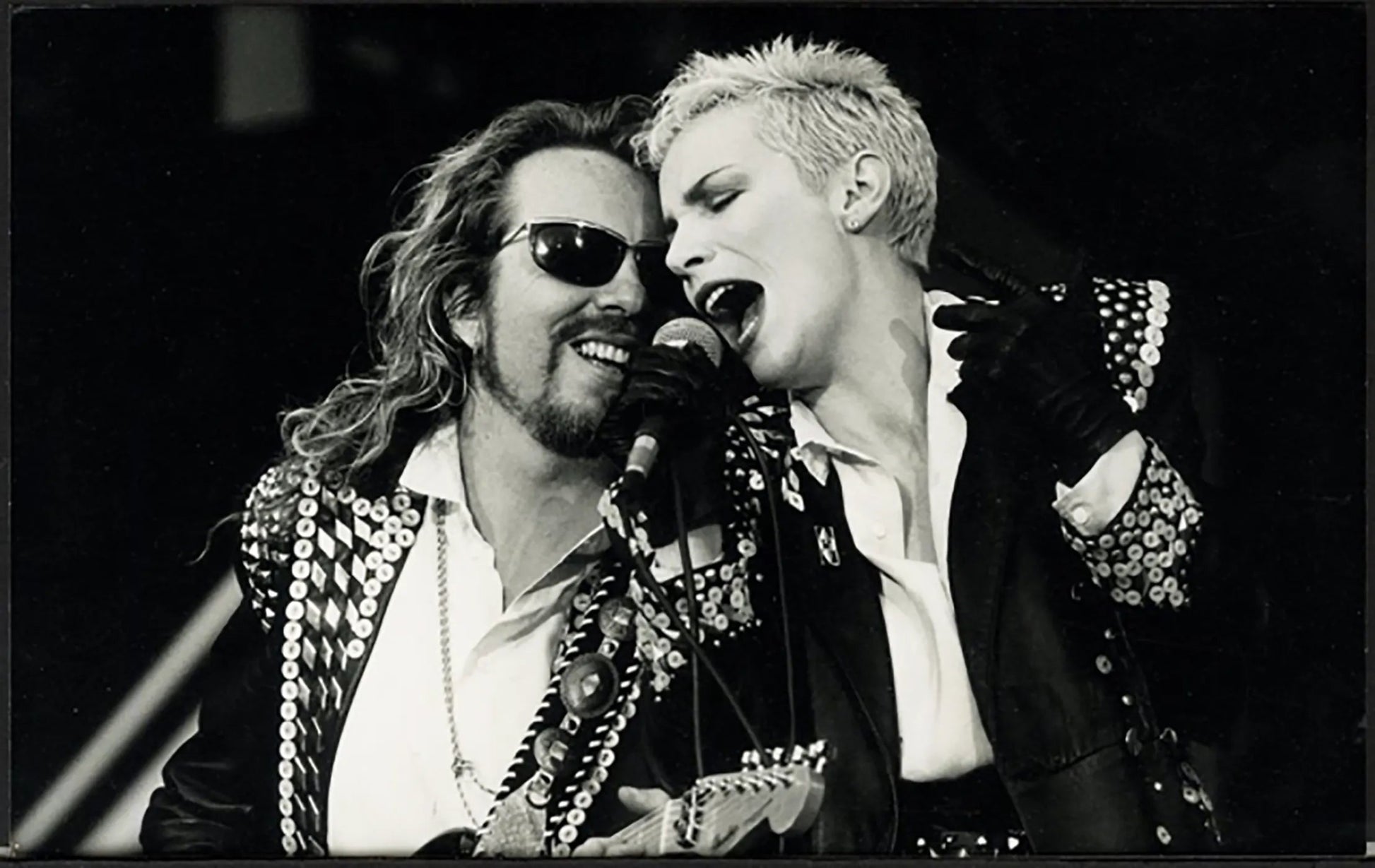 Dave Stewart e Annie Lennox 1988 Ft 5509 - Stampa 20x12 cm - Farabola Stampa ai sali d'argento