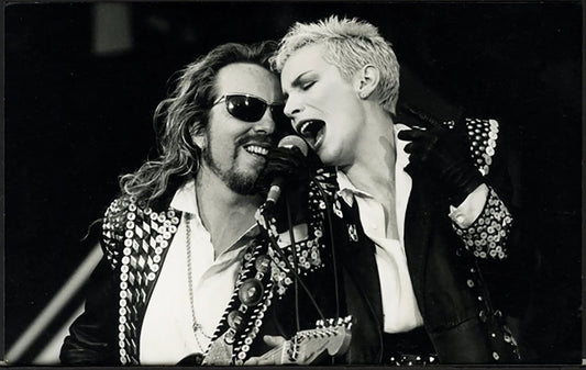 Dave Stewart e Annie Lennox 1988 Ft 5509 - Stampa 20x12 cm - Farabola Stampa ai sali d'argento