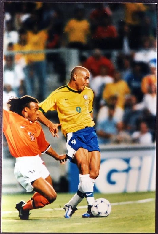 Davids e Ronaldo Mondiali Francia 98 Ft 2936 - Stampa 20x15 cm - Farabola Stampa ai sali d'argento