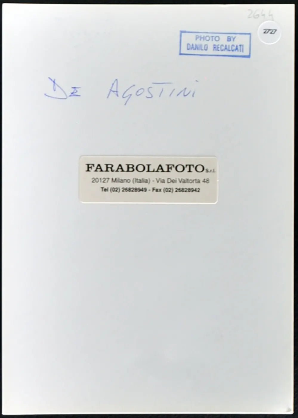 De Agostini Juventus 1990-1991 Ft 2727 - Stampa 18x13 cm - Farabola Stampa ai sali d'argento