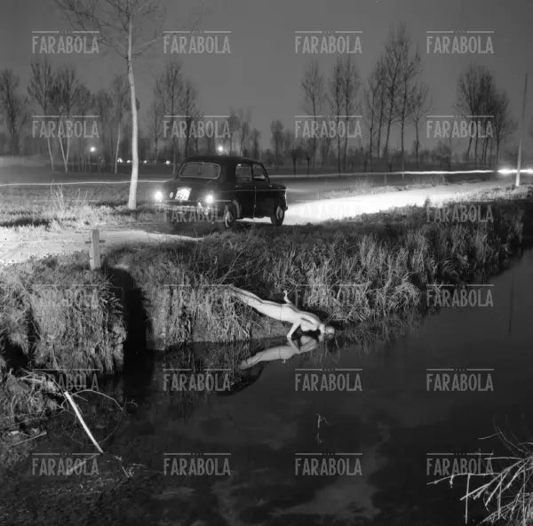 Delitto di Paola Del Bono, ricostruzione omicidio, Milano, 1959 - Farabola Immagine digitale
