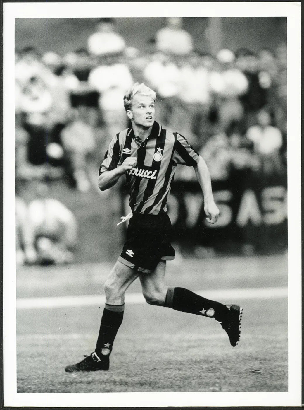 Dennis Bergkamp Inter 1993 - 1994 Ft 4689 - Stampa 24x18 cm - Farabola Stampa digitale