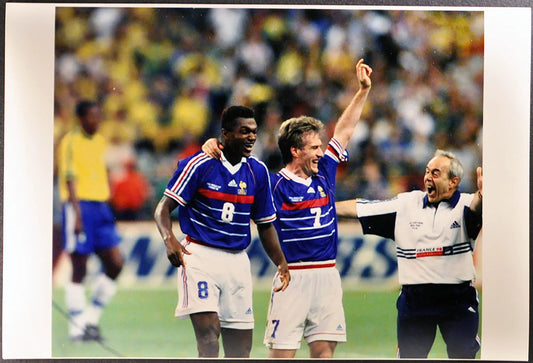 Desailly e Deschamps Mondiali Francia 1998 Ft 2864 - Stampa 20x30 cm - Farabola Stampa digitale
