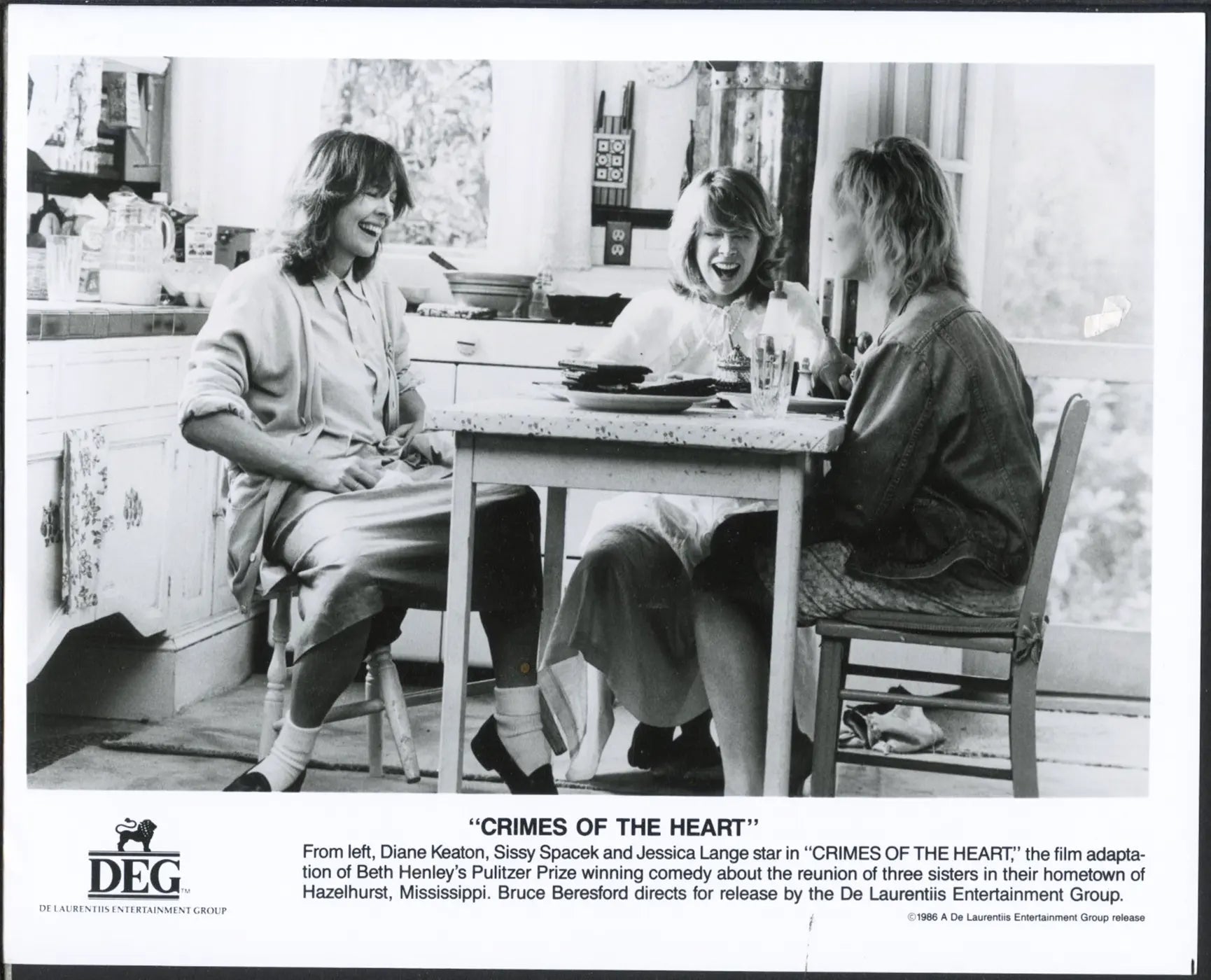 Diane Keaton Sissy Spacek Jessica Lange Ft 37543 - Stampa 20x25 cm - Farabola Stampa ai sali d'argento