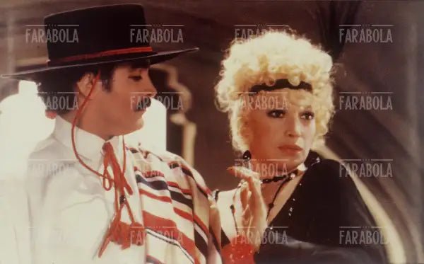 Diego Abatantuono e Monica Vitti nel film Tango della gelosia, 1981 - Farabola Immagine digitale