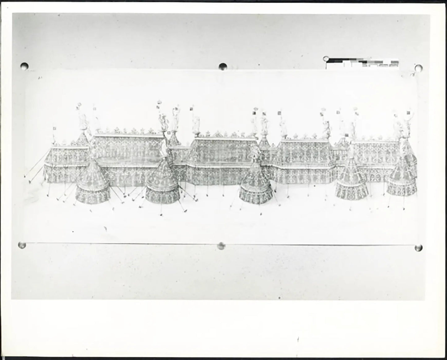Disegno del Padiglione di Sutton Place Londra 1985 Ft 38027 - Stampa 20x25 cm - Farabola Stampa ai sali d'argento