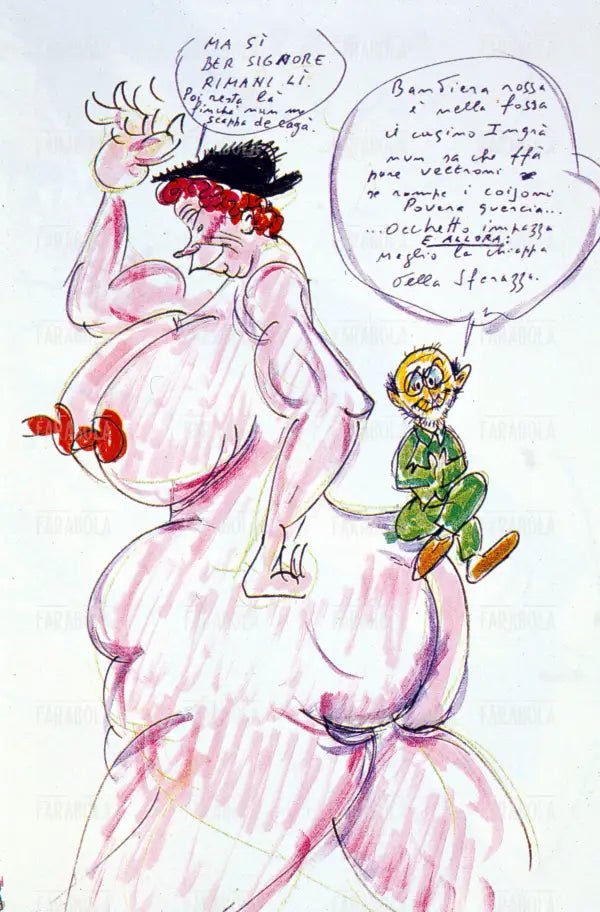 Disegno di Federico Fellini