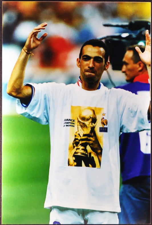 Djorkaeff Finale Mondiali Francia 98 Ft 2933 - Stampa 20x15 cm - Farabola Stampa ai sali d'argento