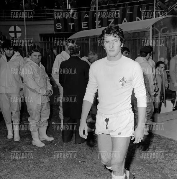 Domenico Caso, Milan vs Fiorentina, 1973 - Farabola Immagine digitale