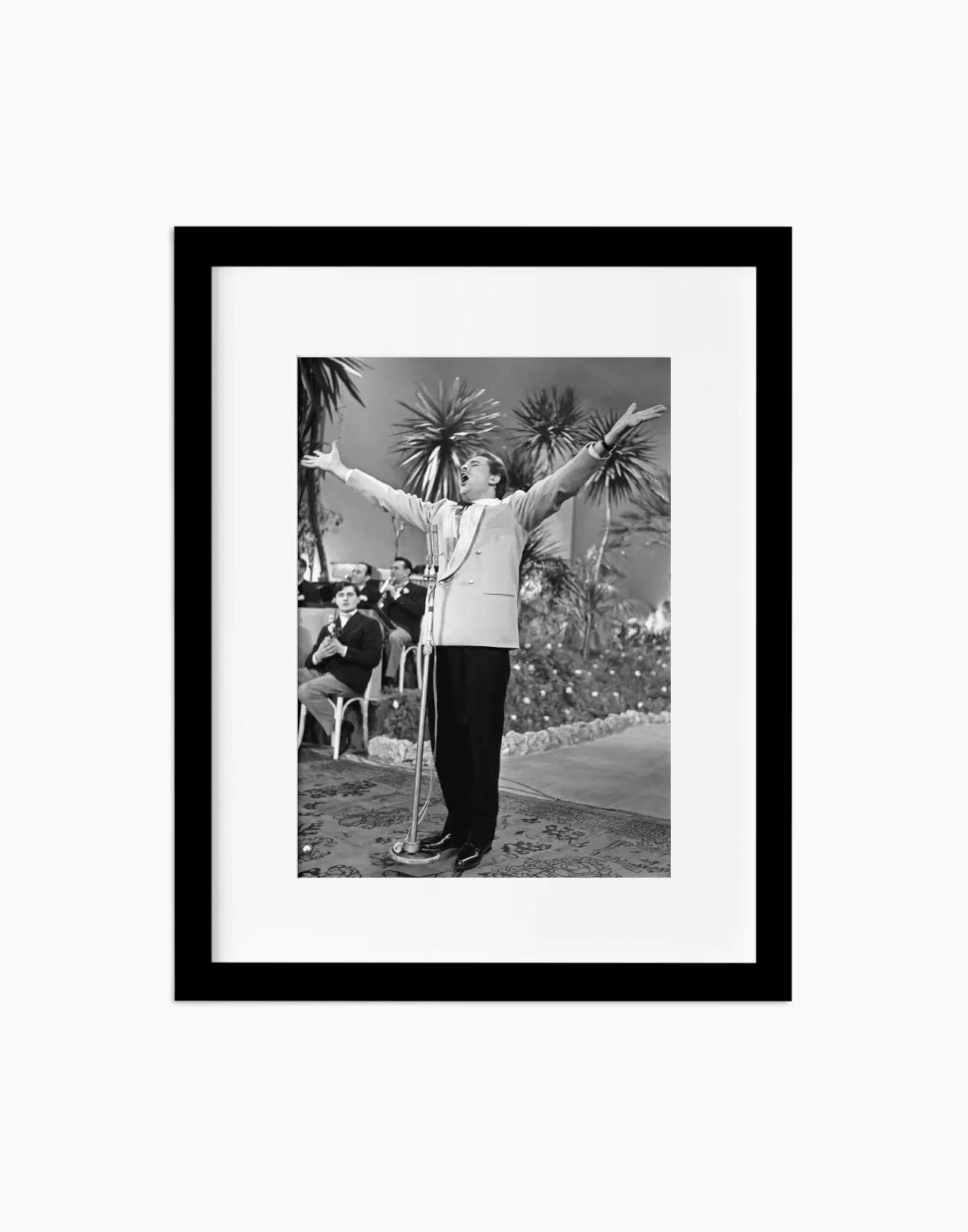 Domenico Modugno canta Volare, Sanremo 1958 - Farabola WhiteWall App Product