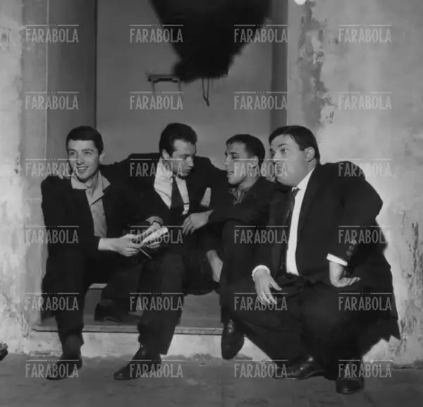 Don Backy, Ricki Gianco, Adriano Celentano, Guidone, Cantagiro, 1962 - Farabola Immagine digitale