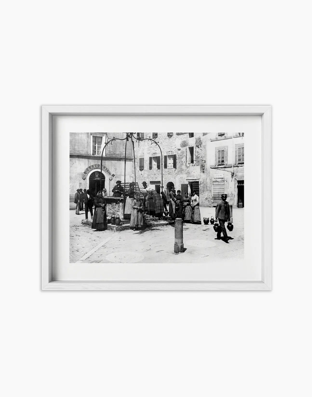 Donne al pozzo, Lago Trasimeno 1900 - Farabola Fotografia