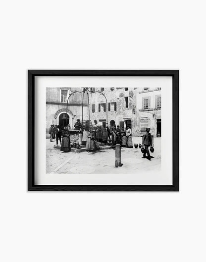 Donne al pozzo, Lago Trasimeno 1900 - Farabola Fotografia