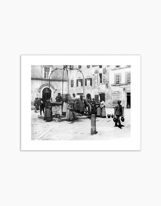 Donne al pozzo, Lago Trasimeno 1900 - Farabola Fotografia