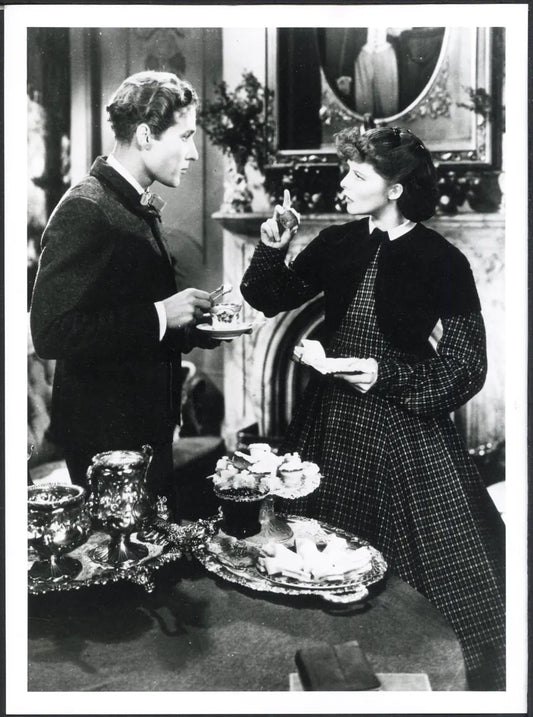 Douglas Montgomery Katherine Hepburn 1933 Ft 37526 - Stampa 24x18 cm - Farabola Stampa ai sali d'argento (anni 90)