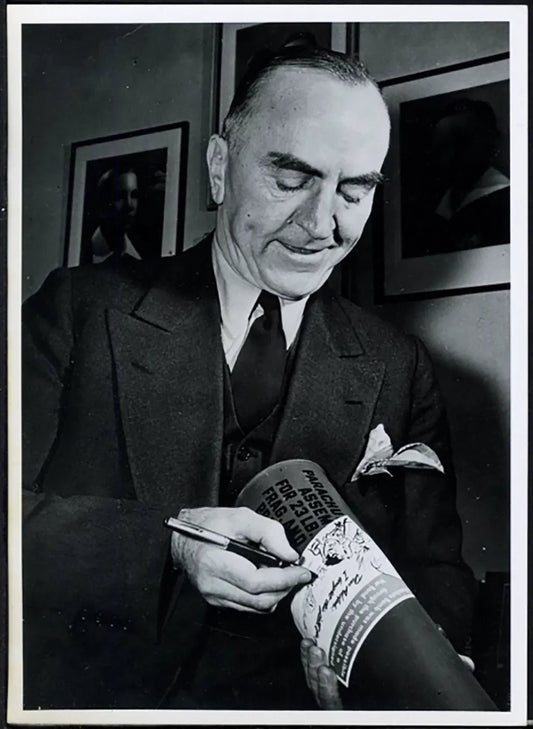 Eddie Rickenbacker United Airlines 1962 Ft 36800 - Stampa 13x18 cm - Farabola Stampa ai sali d'argento