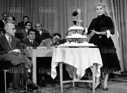 Edy Campagnoli, Lascia o Raddoppia, 1956 - Farabola Immagine digitale