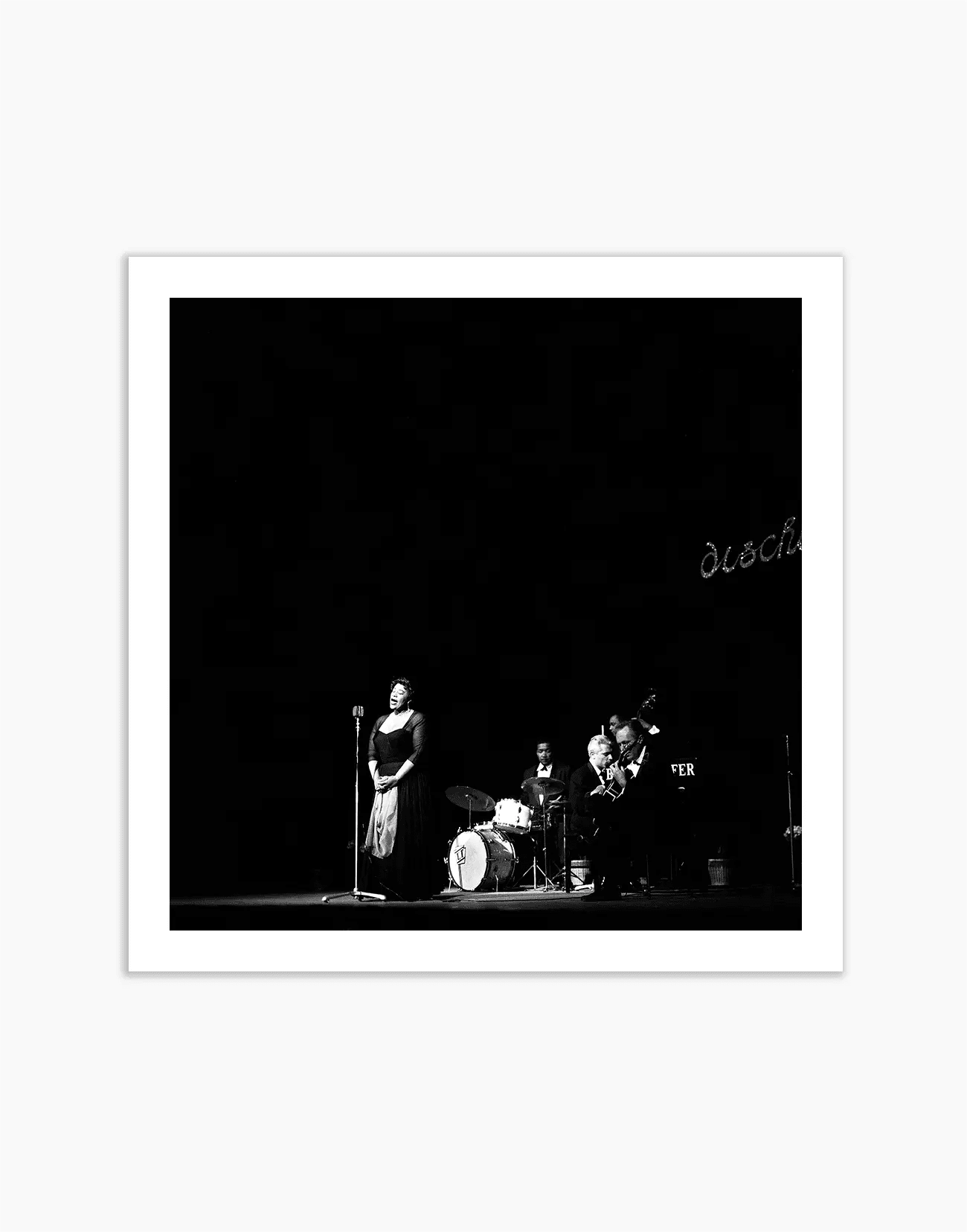 Ella Fitzgerald, Milano 1959 - Farabola WhiteWall App Product