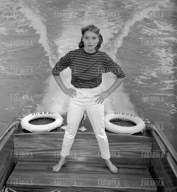 Elsa Martinelli, Festival di Venezia, 1956 - Farabola Immagine digitale
