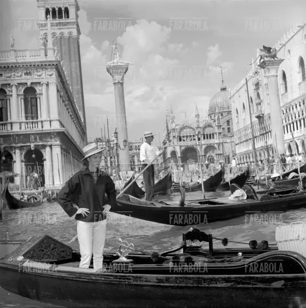 Elsa Martinelli, Festival di Venezia, 1956 - Farabola Immagine digitale