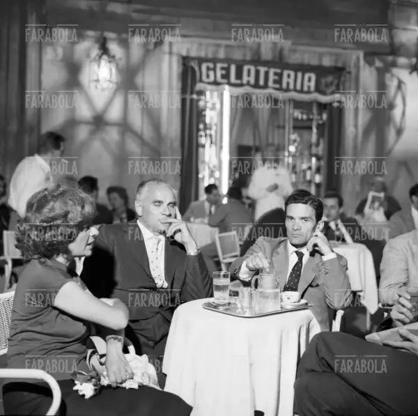 Elsa Morante, Alberto Moravia e Pier Paolo Pasolini, Roma, 1960 - Farabola Immagine digitale